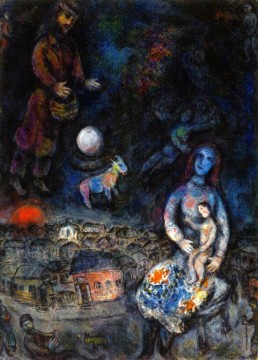 reuige heilige petrus Ölbilder verkaufen - Heilige Familie Zeitgenosse Marc Chagall